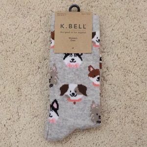 Brand new K. Bell socks - dogs